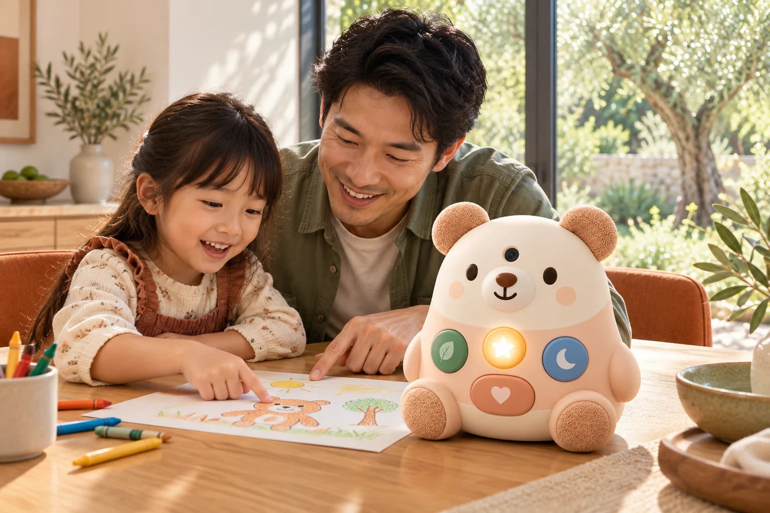 AI 玩具居家应用概念图